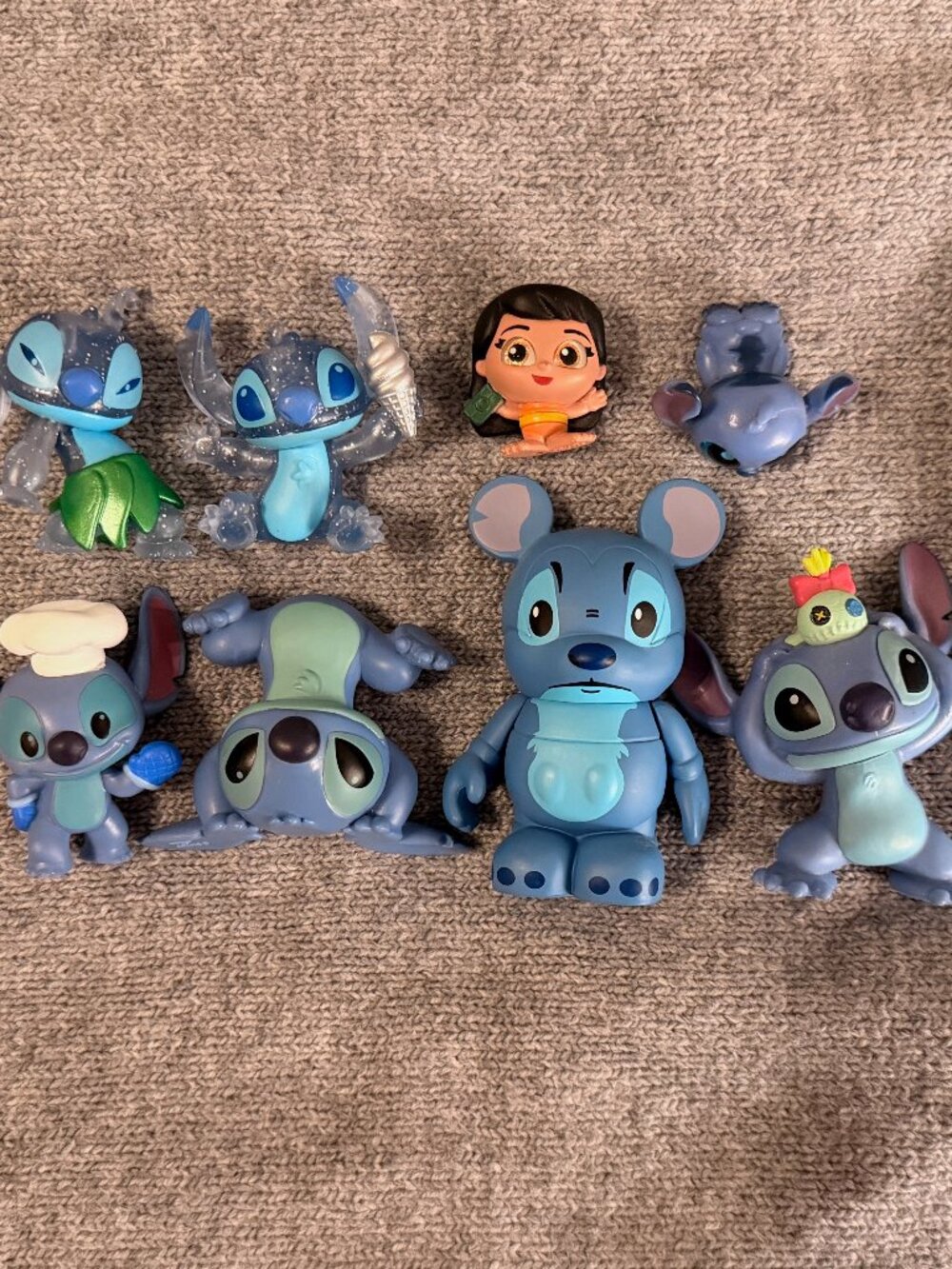 Disney Lilo and Stitch Figures Stitch Vinylmation Lot of Eight